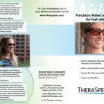 TheraSpecs tri-fold brochure (outside)